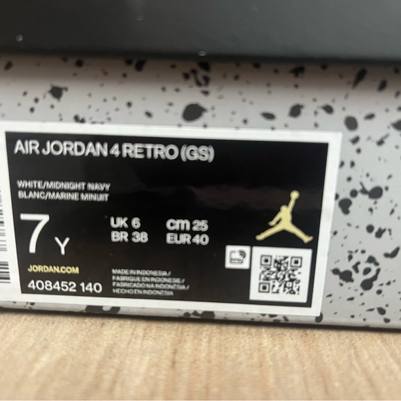 Jordan 4s midnight navy - Picture 5 of 5